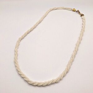 Vintage pearl rope necklace